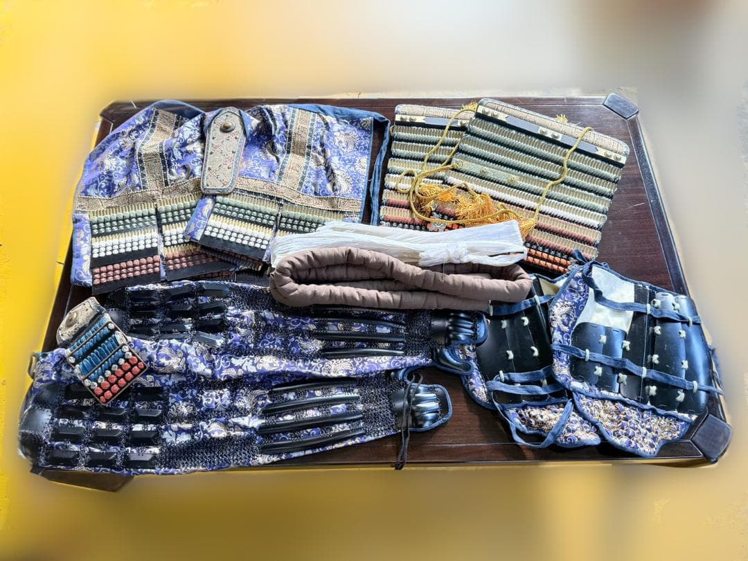 黒胴当世素掛 紺・白・茶 等身大 甲冑