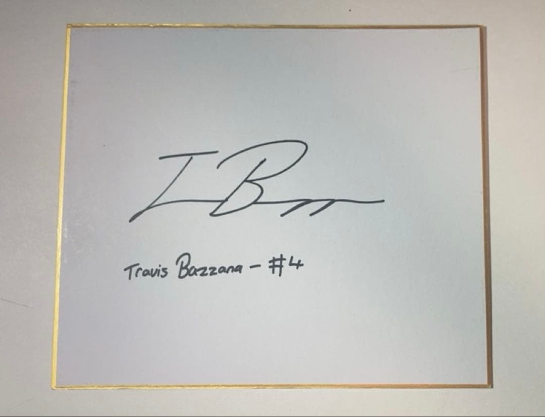 トラビス・バザナ（Travis Bazzana） 直筆サイン色紙 ドラフト一位