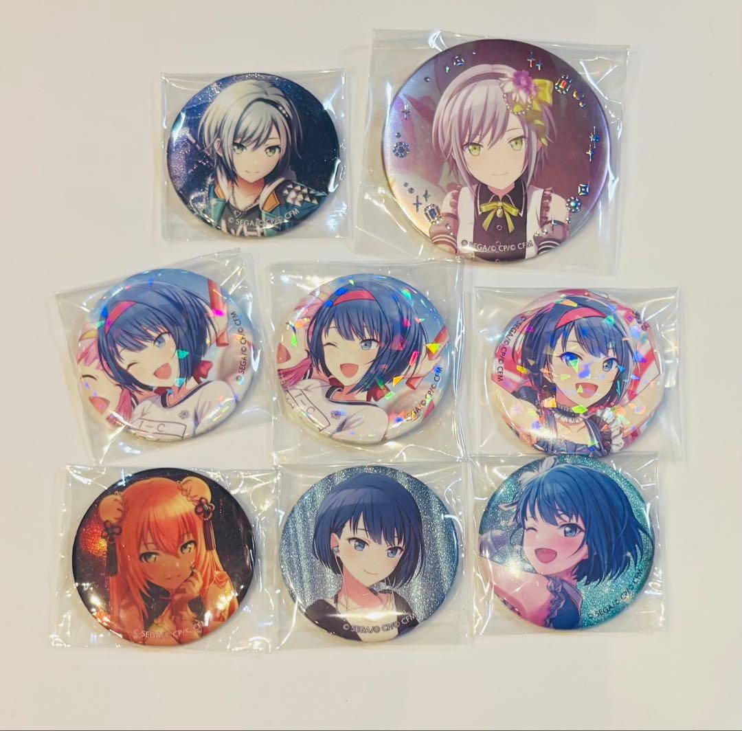 プロセカ 缶バッジ グリ缶 花里みのり 桐谷遥 桃井愛莉 日野森雫