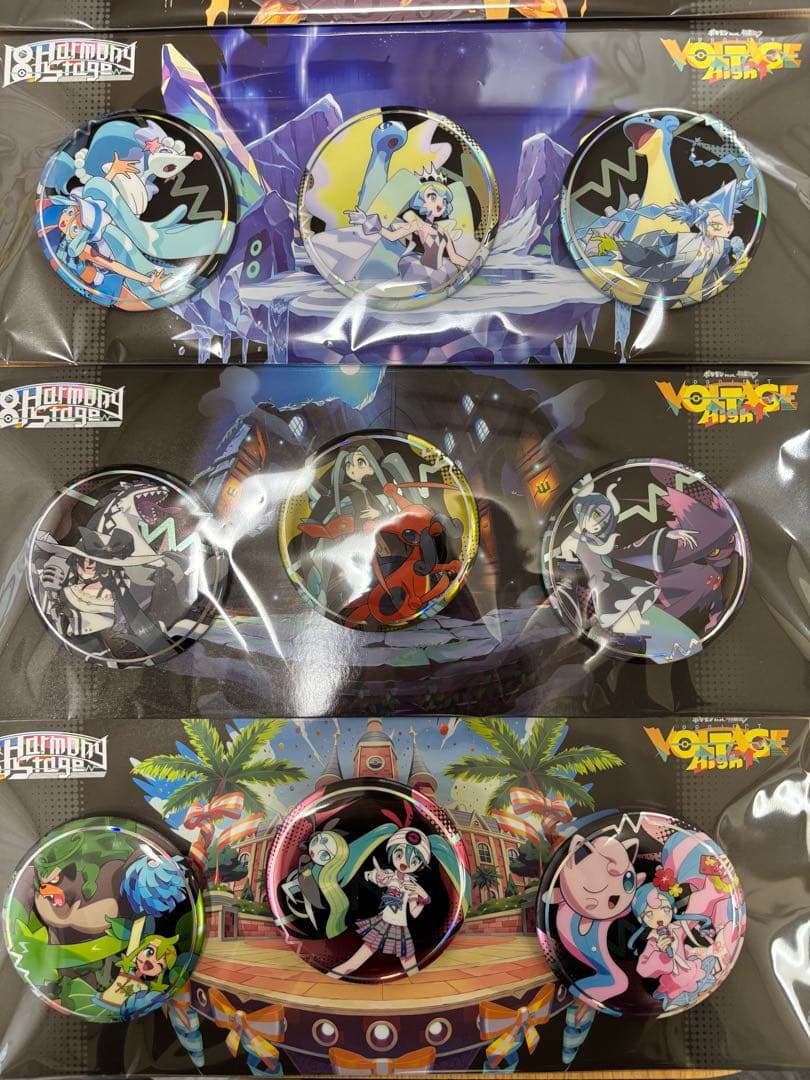 初音ミク　缶バッチ　ポケモン