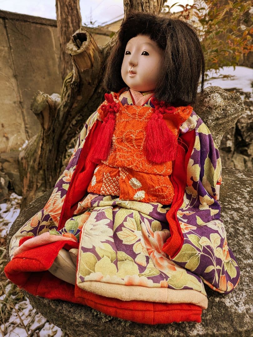 12号　昭和初期　戦前　作者不明市松人形　ビスクドール　ひな祭り