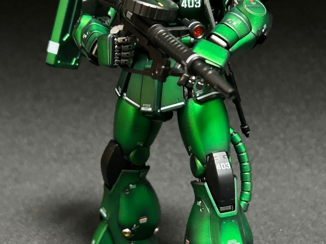 MGザクver2 量産型マットキャンディーグラデーション全塗装済完成品