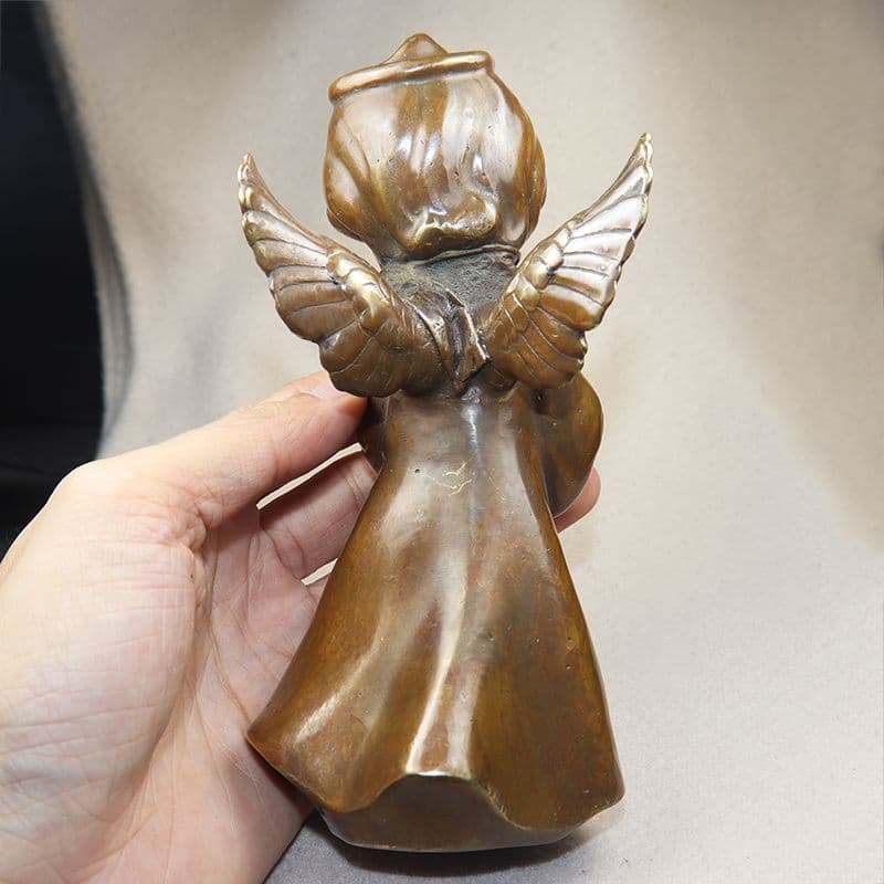 銅製 銅像 小天使 キューピットリビング 玄関 装飾品 工芸品 置物