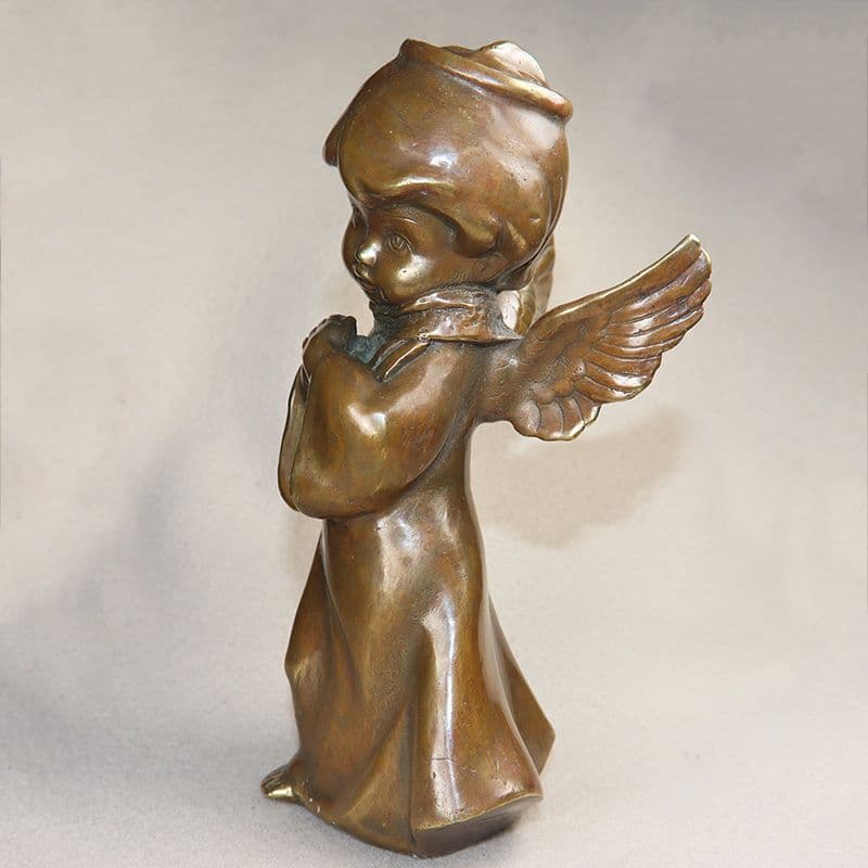 銅製 銅像 小天使 キューピットリビング 玄関 装飾品 工芸品 置物