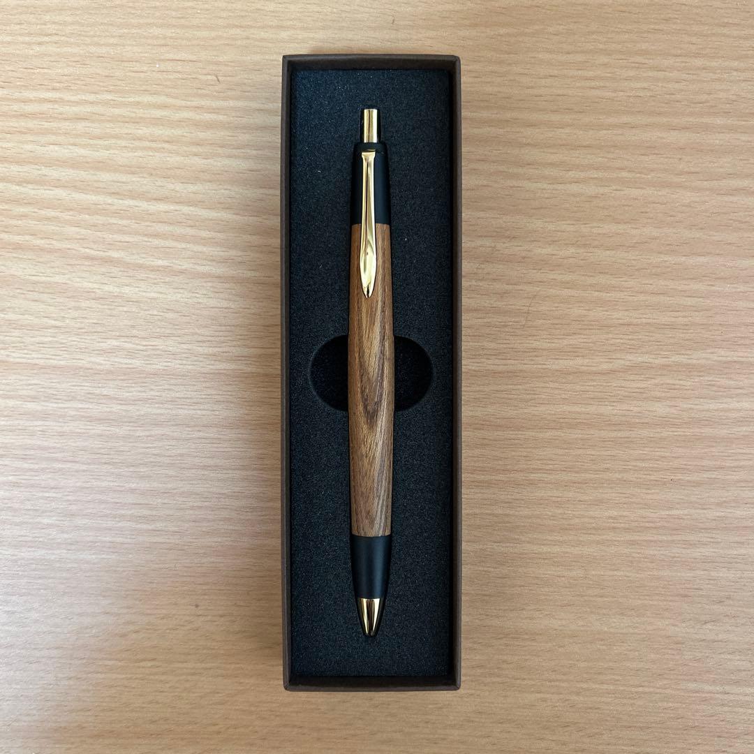 美品！！ボナンペン 欅　真鍮金具　シャープペン0.5 箱・保証書付き　早い者勝ち