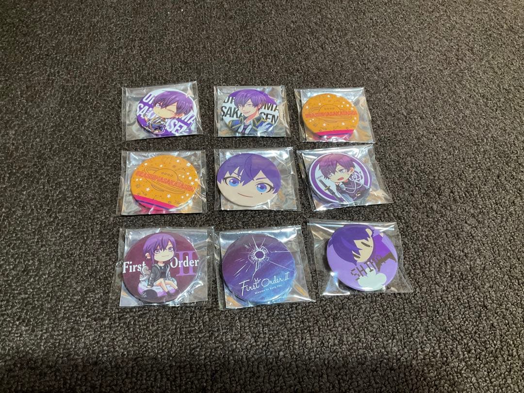 浦島坂田船 志麻 旧法被 缶バッジセット