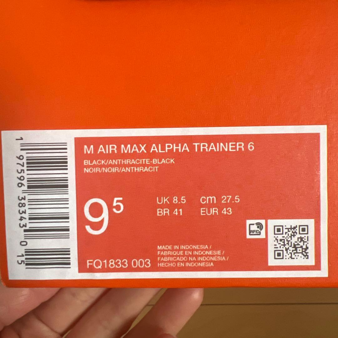 NIKE エアマックス　アルファ　トレーナー6