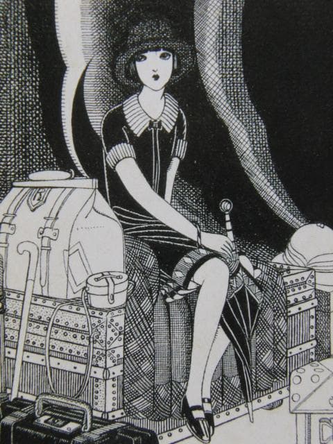 蕗谷虹児、【令女界7】、美人画、希少な画集より、新品高級額・額装付