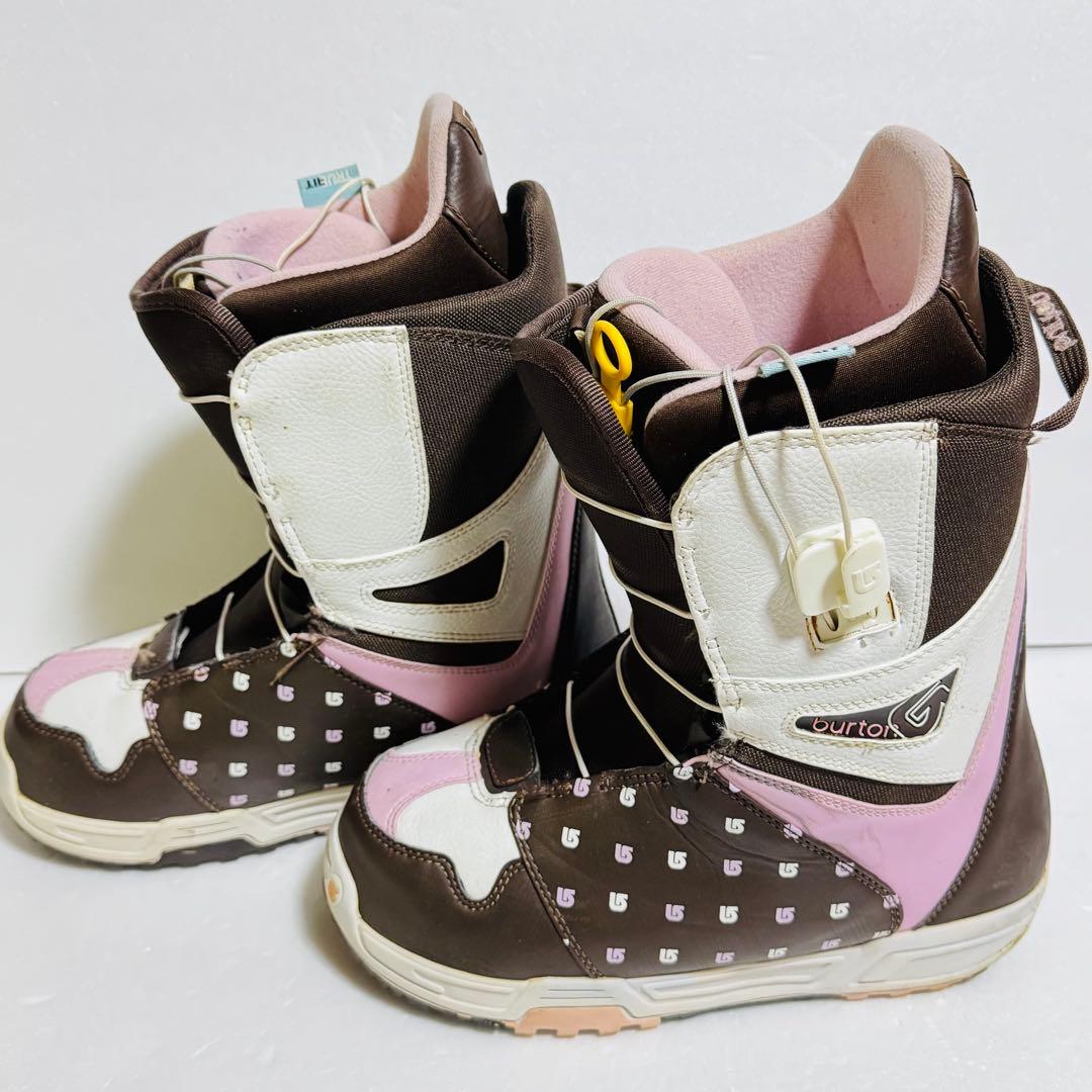 24.5cmバートンスノーボードブーツ(女性用) ブラウン/ピンク