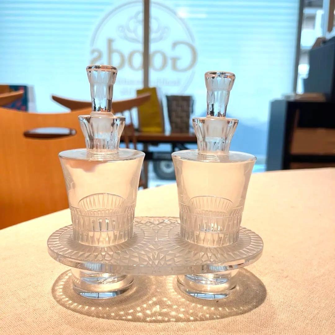 【希少】ルネ・ラリック オイル＆ビネガーセット クリスタル