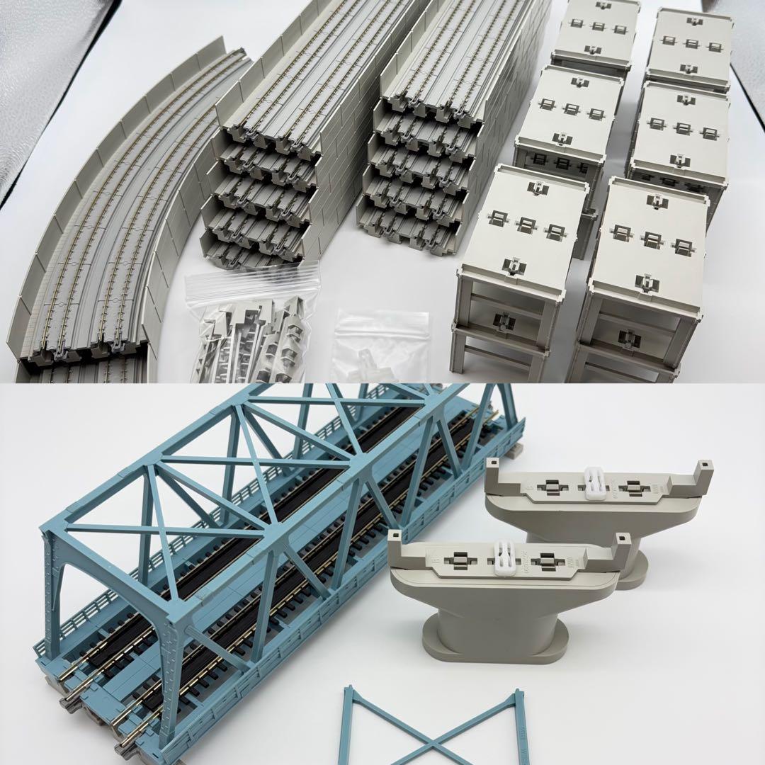 KATO ユニトラック 複線高架線路 ⭐︎トラス鉄橋 追加 まとめ売り
