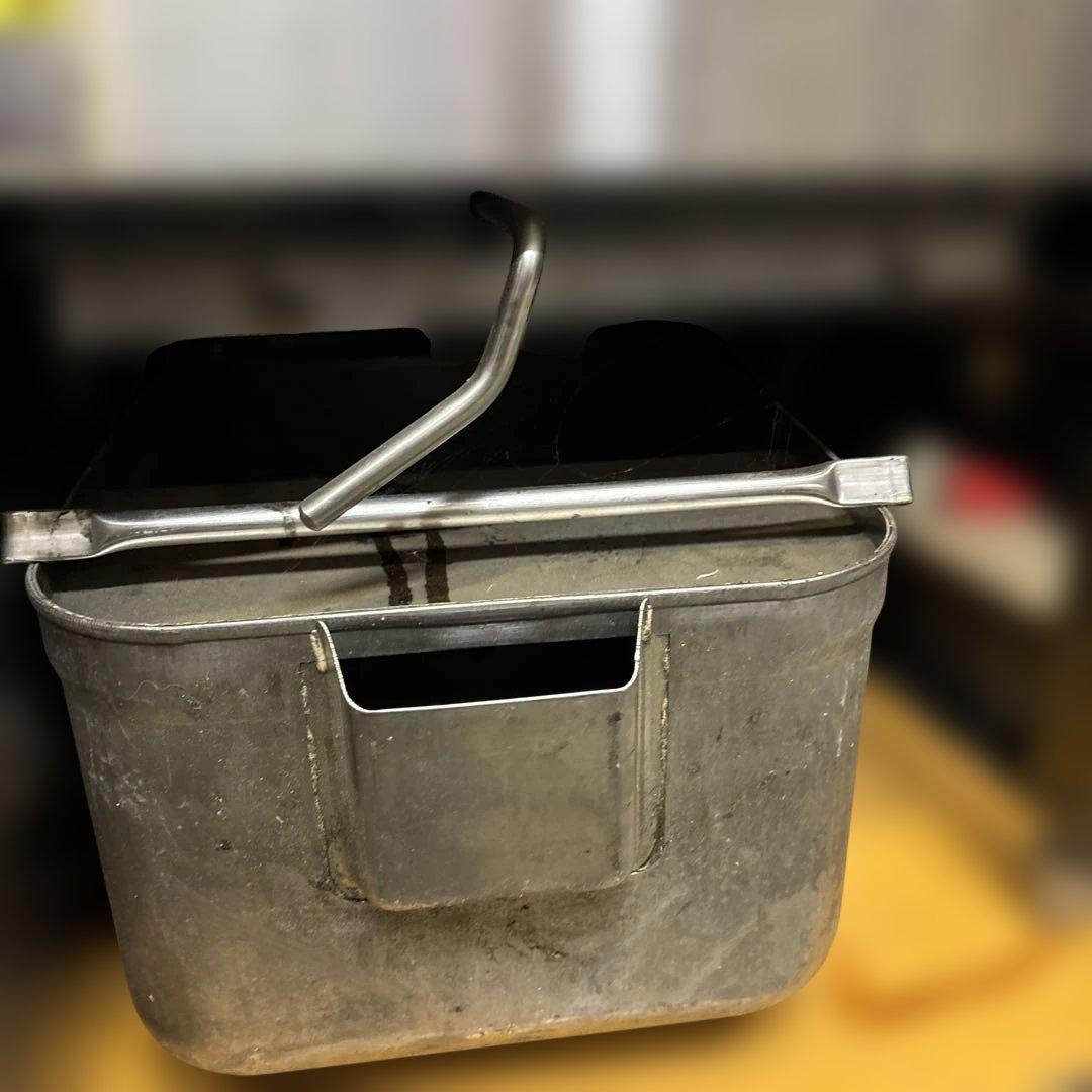 業務用ステンレスフライヤー 2コンパートメントタニコー製NB-TGFL-C87W