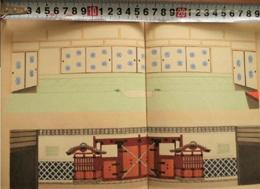 戦前　小貫春陽 道具帳　舞台装置 大道具　歌舞伎背景画家　舞台美術家　勝川