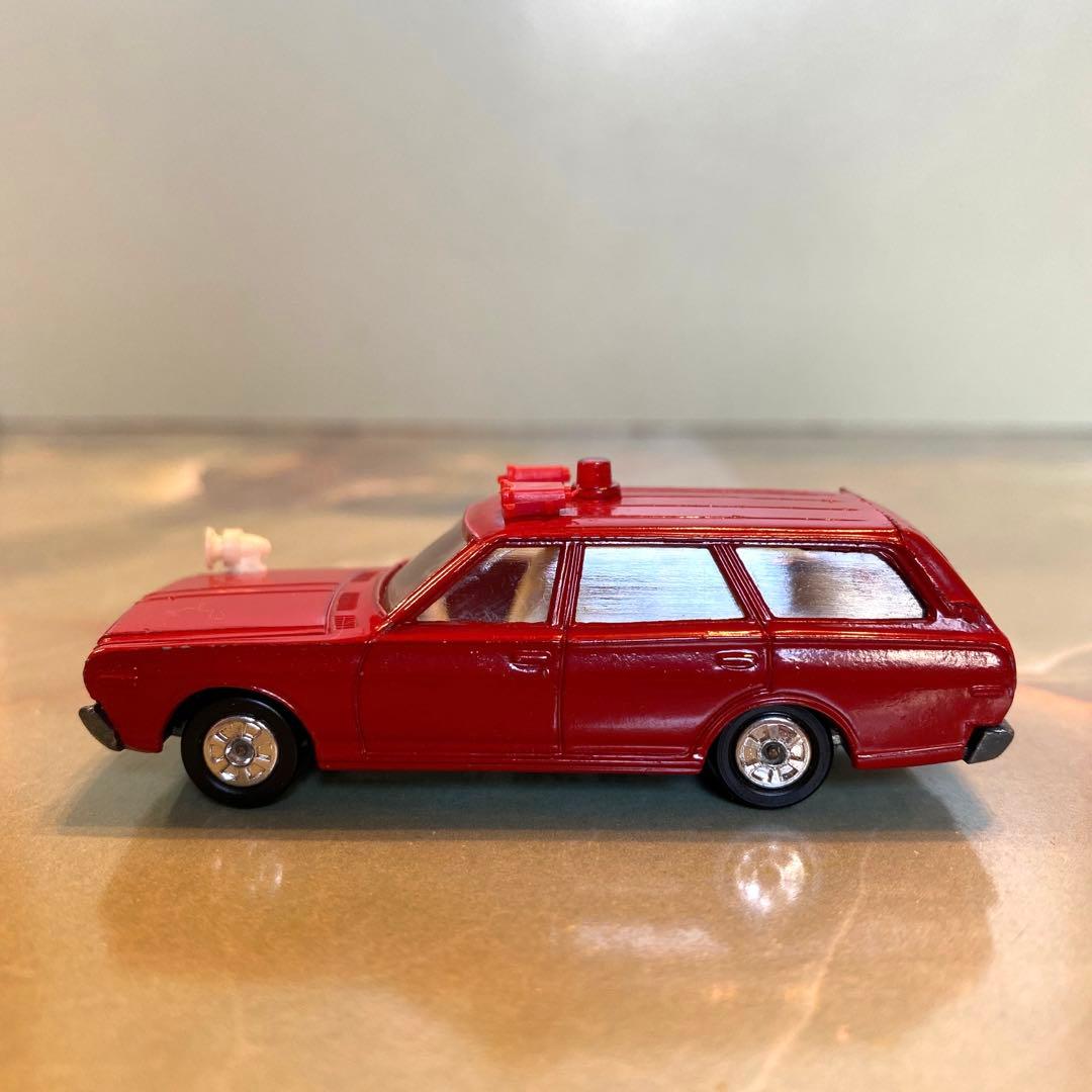トミカNO.78 ニッサンセドリックワゴンファイアチーフカー 黒箱 日本製