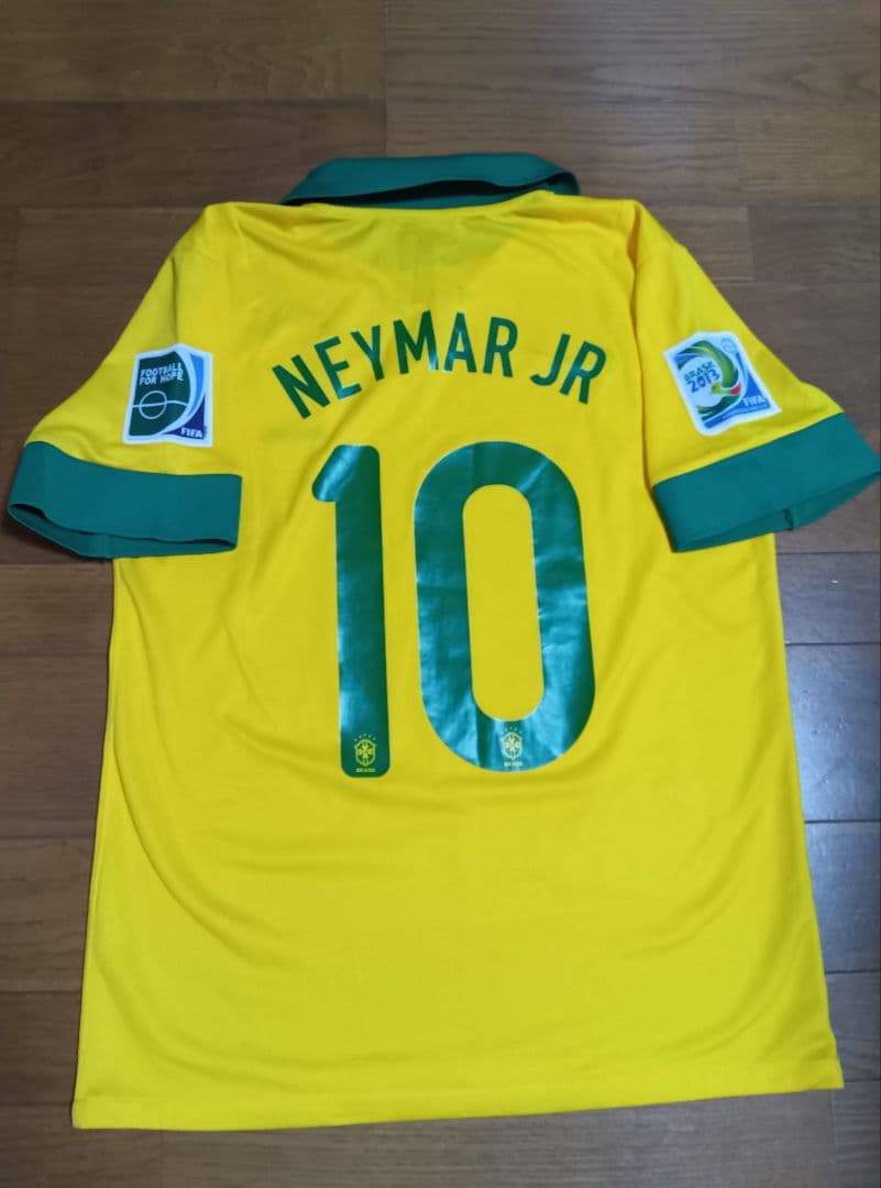 2013年　ブラジル代表　ネイマール　10番　コンフェデ　正規品　当時物　美品