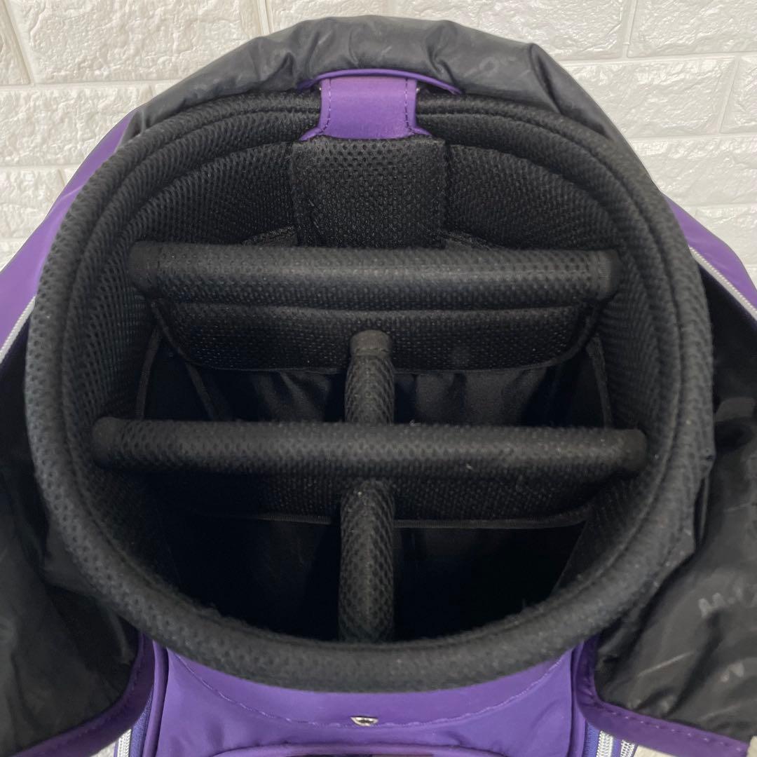 MUスポーツ　ミエコウエサコ　ゴルフキャディーバック　紫