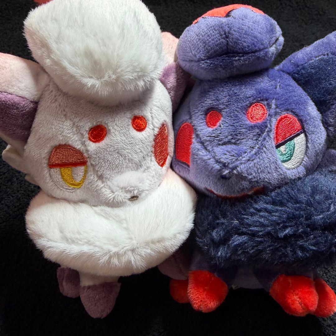 ポケモン　にたものどうし　ペアマスコット　ゾロア＆ヒスイゾロア　新品未使用タグ付
