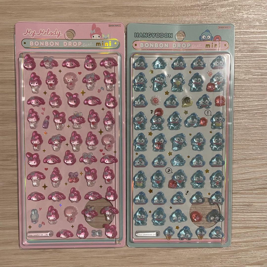 正規品　ボンボンドロップシール　サンリオミニ　コンプリート
