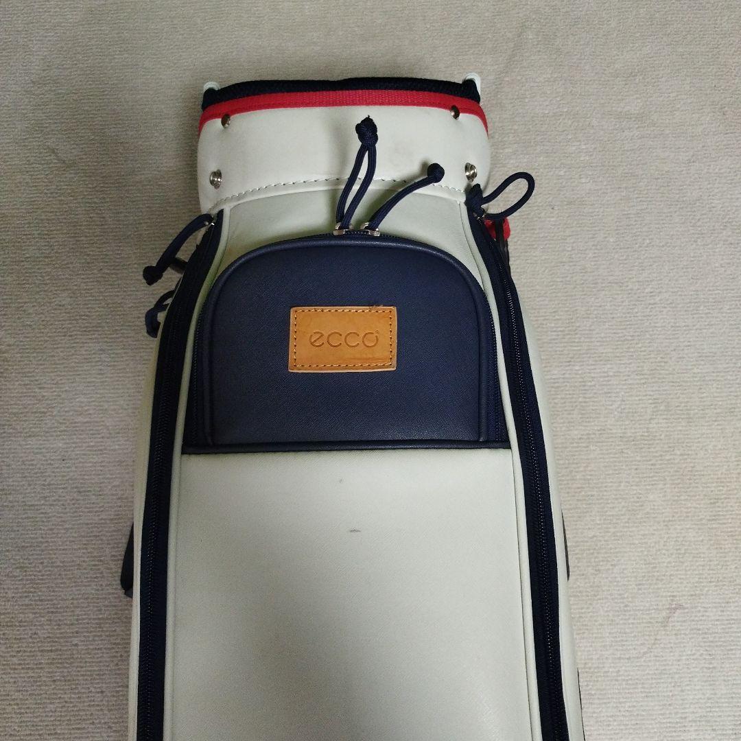 ecco キャディバッグ ホワイト/ネイビー/レッド ※希少レア物※