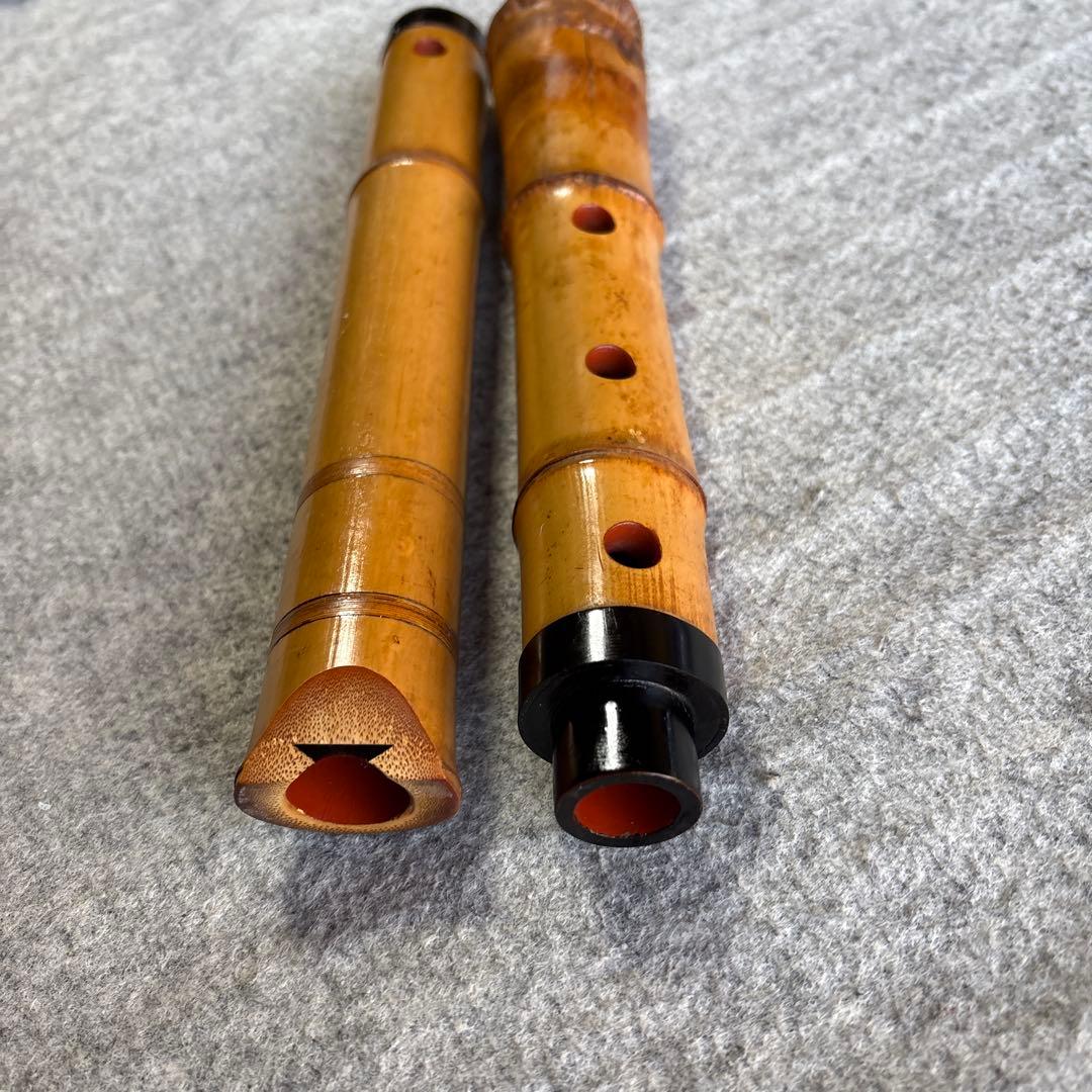 264尺八一尺八寸管　無銘