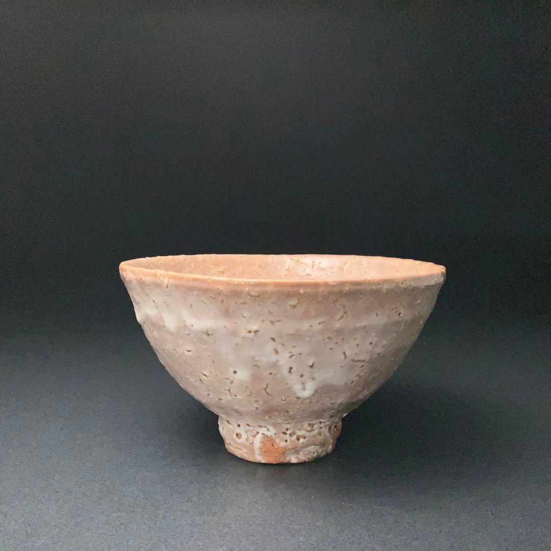 【抹茶碗】萩焼　窯元晴雲山　岡田裕　共箱　初釜　R1272ダN3