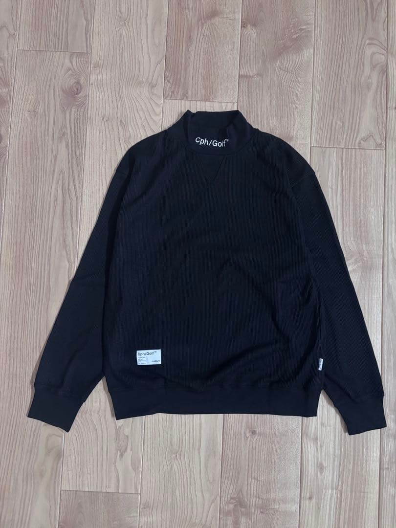 2026サーマルモックネックTシャツ　ブラックM 即完売品