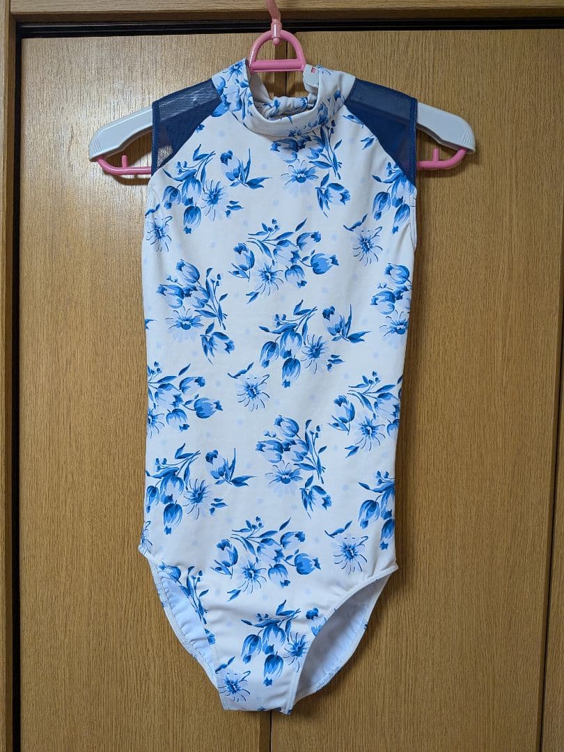 stina 花柄ハイネックレオタード　Lサイズ