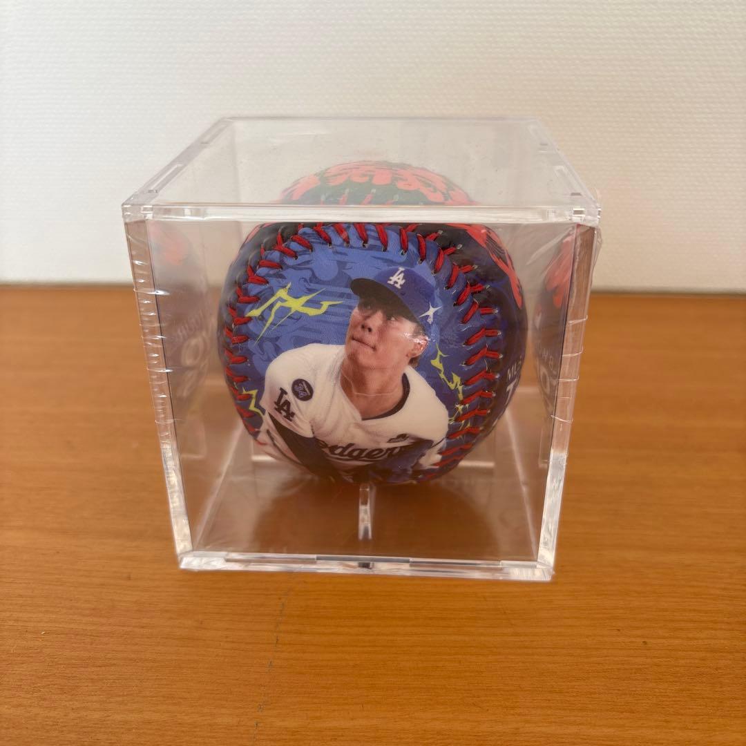 大谷・山本投手2025年MLB ワールドツアー記念公式レプリカボール3個セット