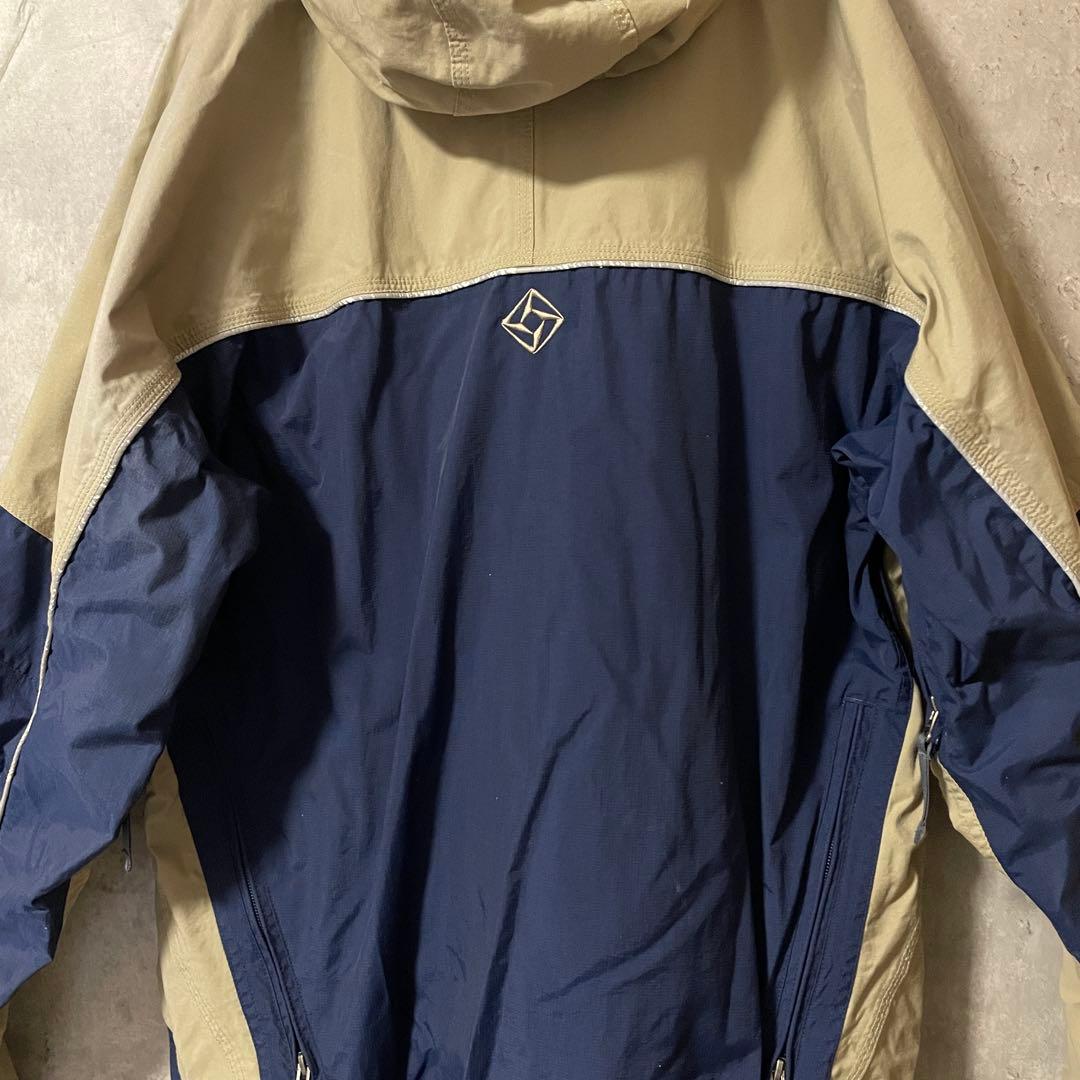 Burtonバートンスキーウェアスノーボードジャケットパーカー紺ネイビーベージュ