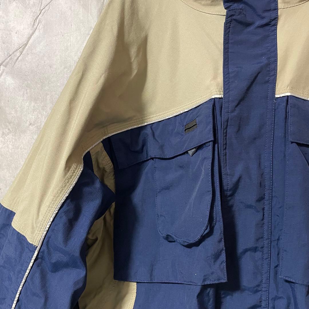 Burtonバートンスキーウェアスノーボードジャケットパーカー紺ネイビーベージュ