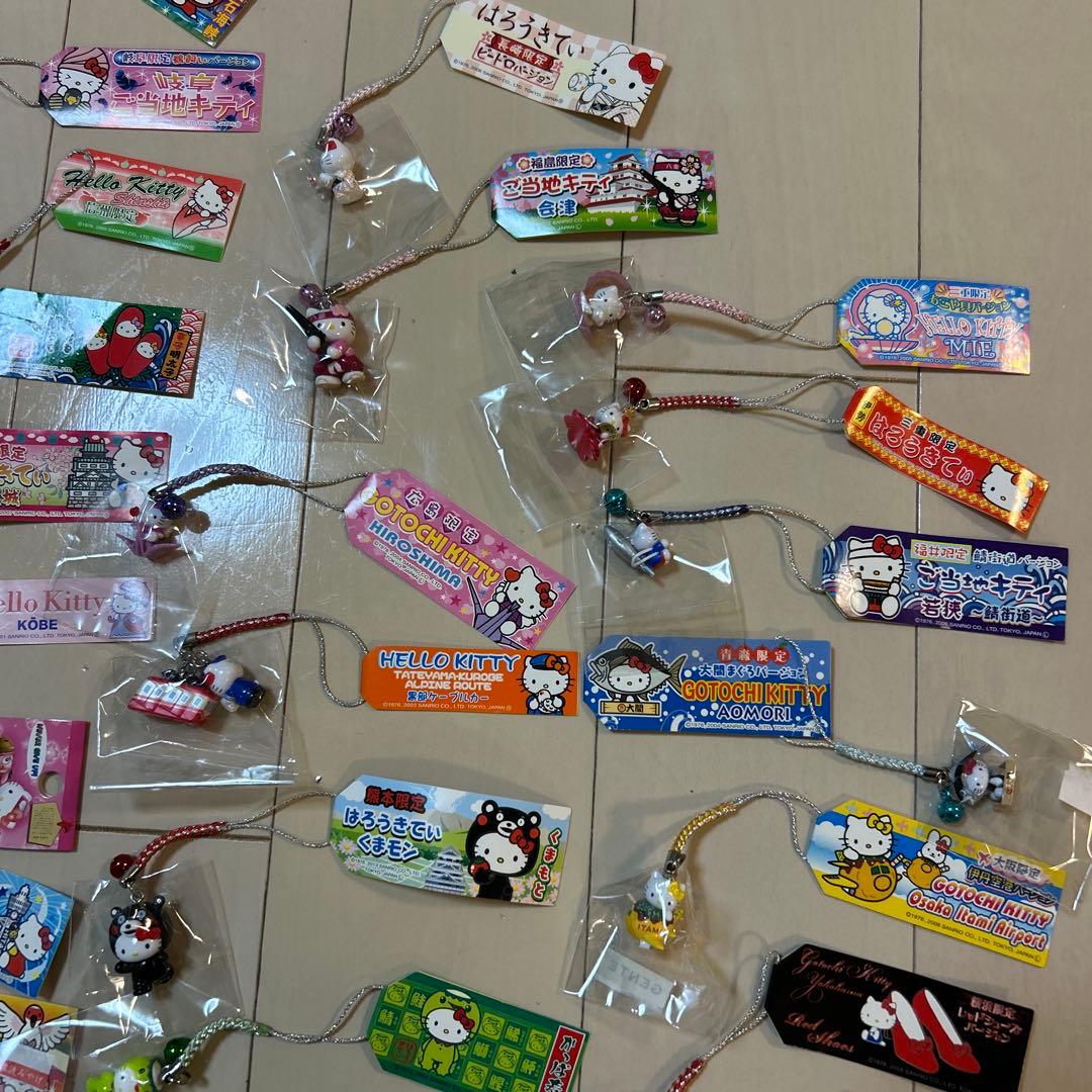 ご当地キティ　根付ストラップ　まとめ売り