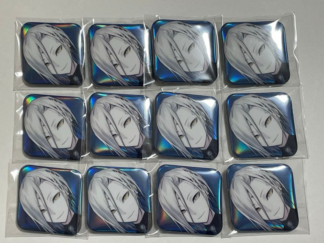 刀剣乱舞　とうらぶ　大本丸博　スクエア缶バッジ　地蔵行平　12点セット