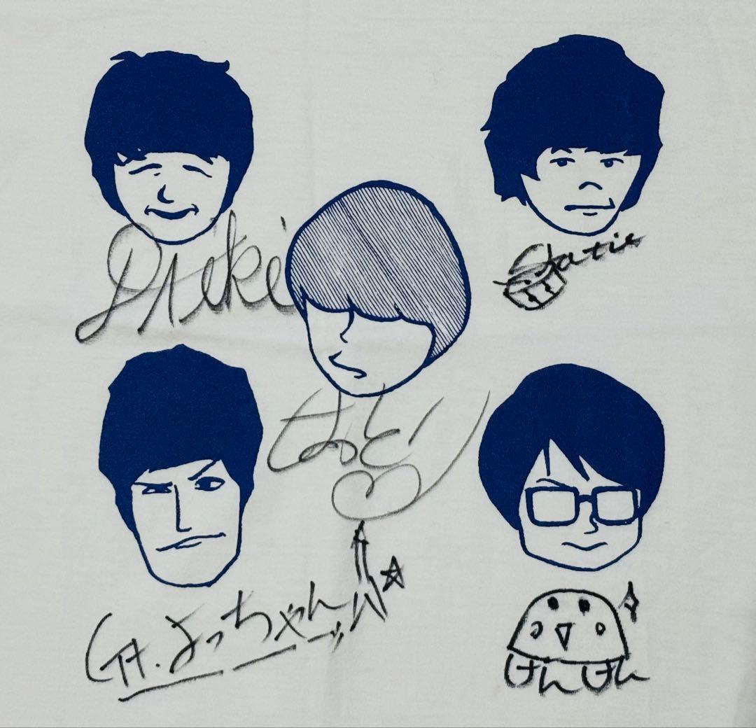 マカロニえんぴつ サイン Tシャツ S