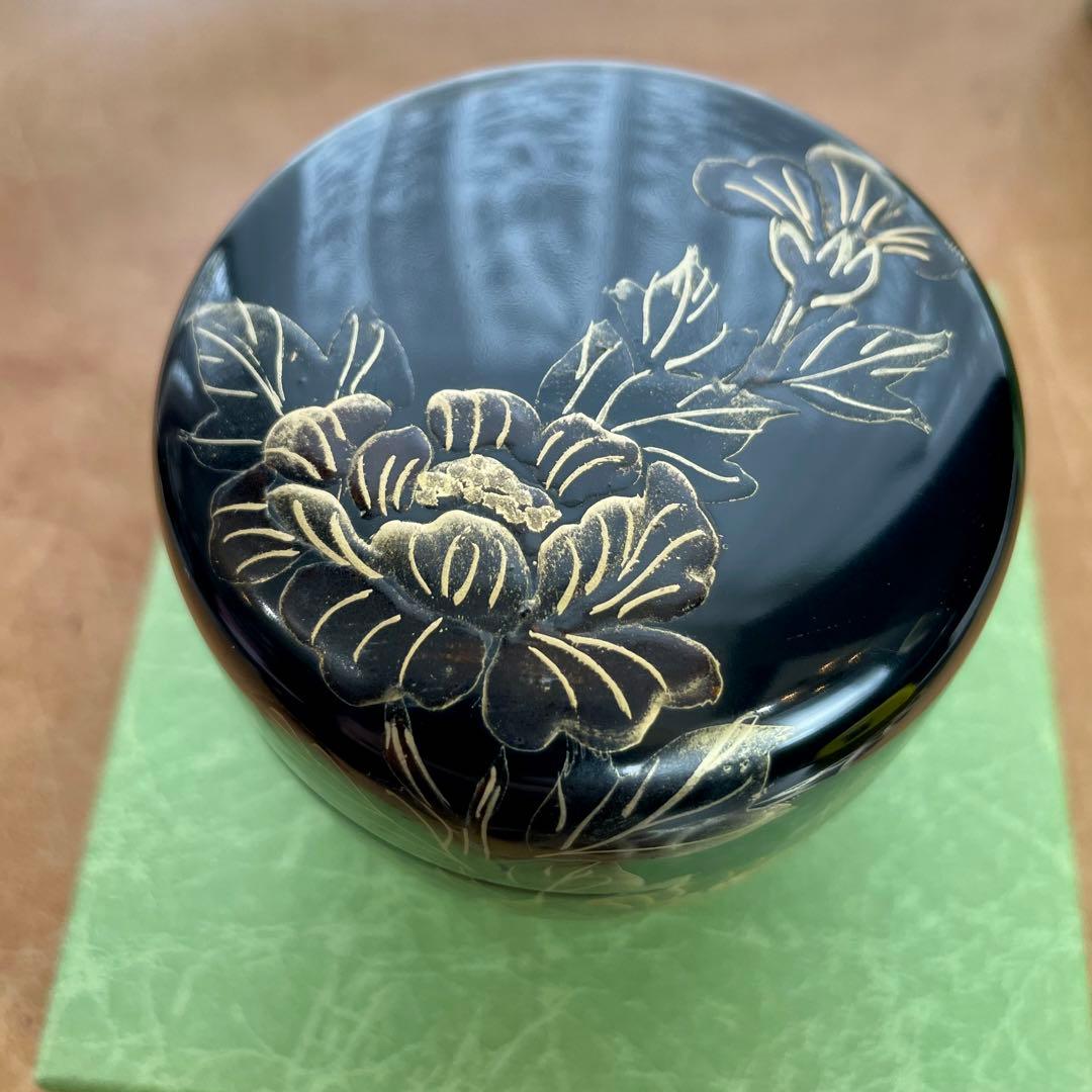 新品・希少　琉球漆器　高級　棗・茶杓・香合・太鼓・オマケ付き　プレミア価格