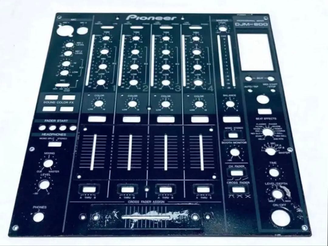 Pioneer DJM-800 ミキサーパネル