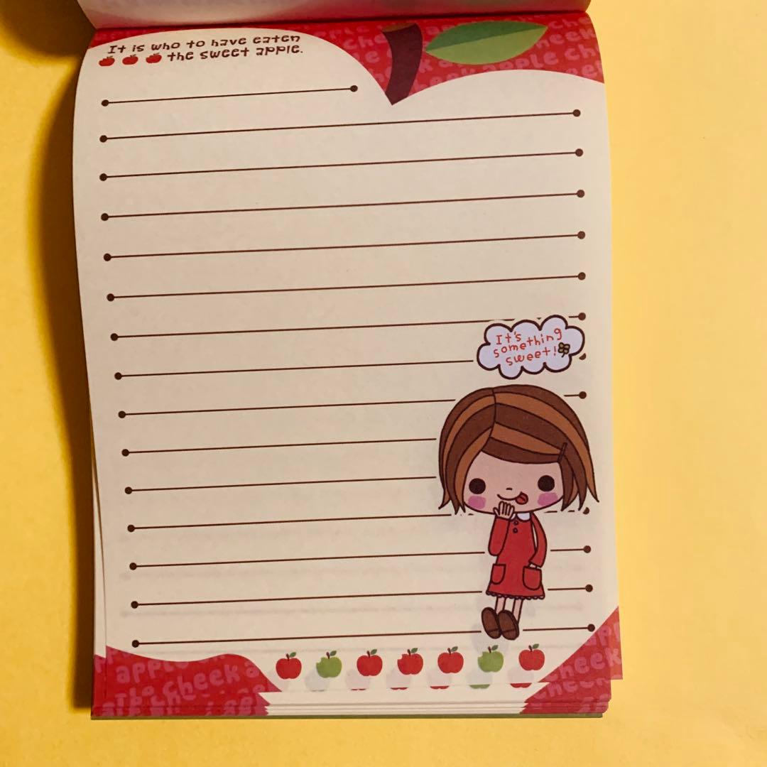 クーリア Q-LiA スイーツ女の子イラスト メモ帳 平成レトロ