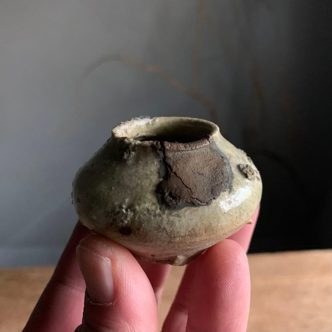 古瀬戸 小壺 室町時代 古美術 古道具 アンティーク 陶片