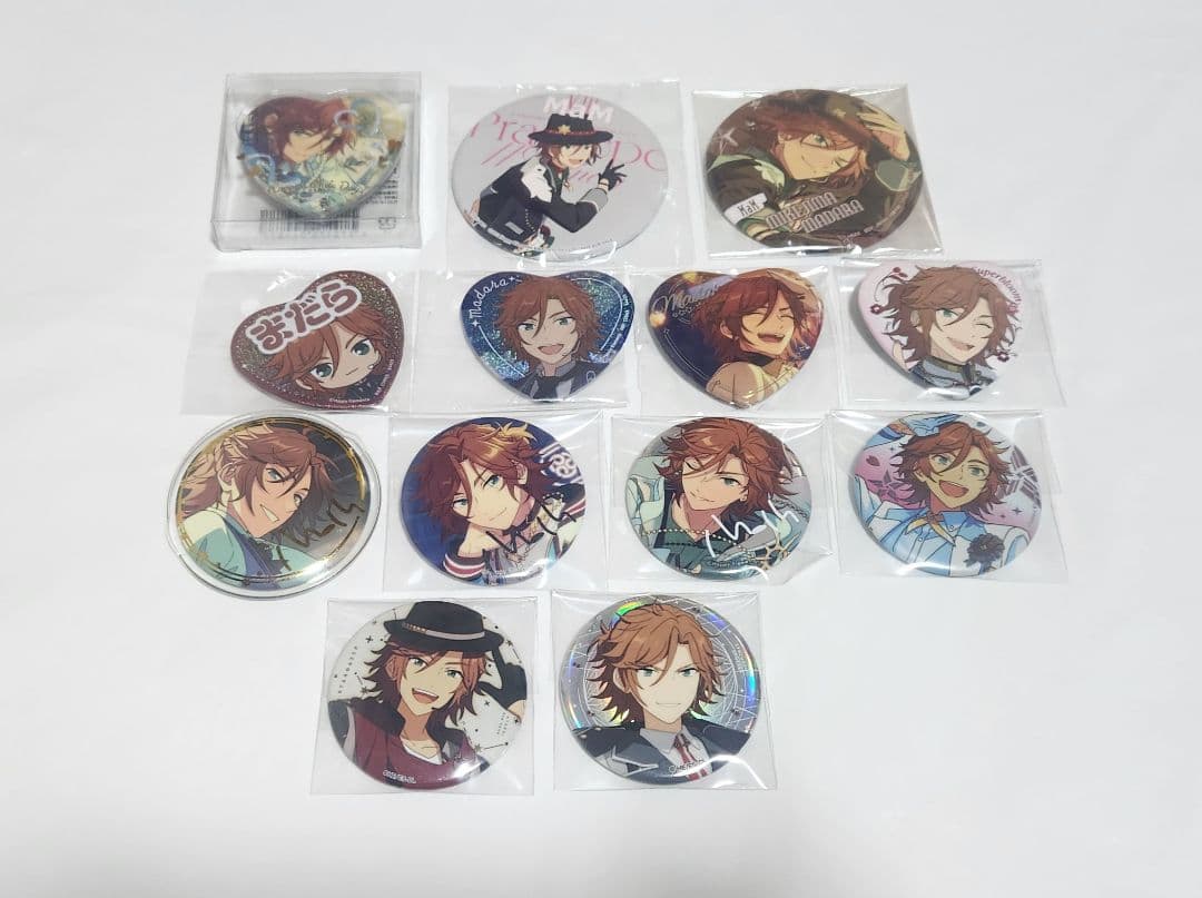 あんスタ 三毛縞斑 缶バッジ 39点まとめて 周年 テーマスカウト クロス