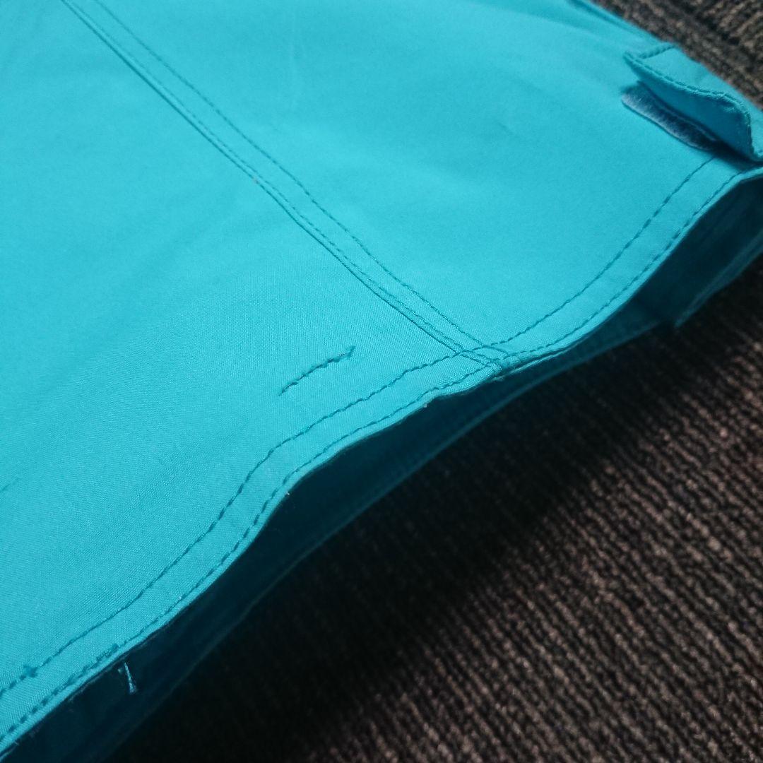 送料無料【MIZUNO】水色無地スキーパンツ L