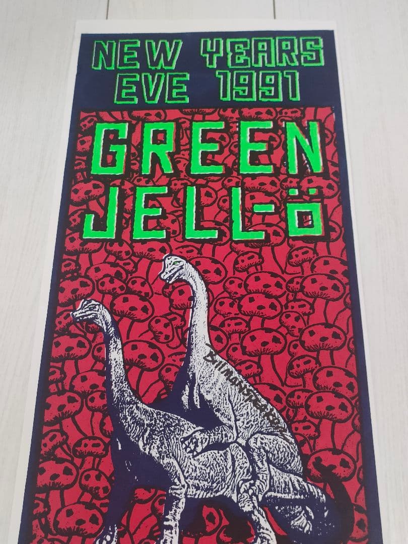 TOOL GREEN JELLO サイン入り ポスター 1991トゥール