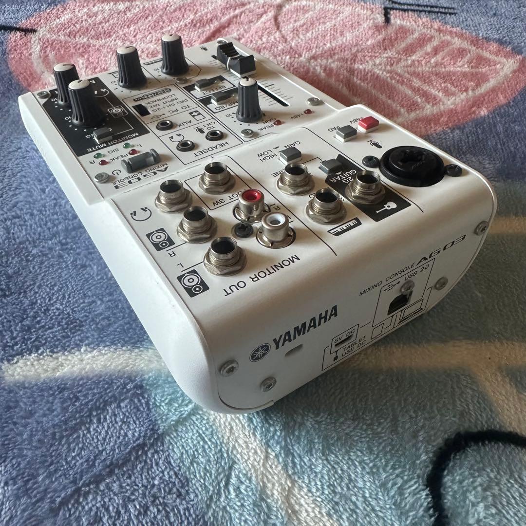 【ほぼ未使用】ヤマハ YAMAHA 　ウェブキャスティングミキサー　AG03