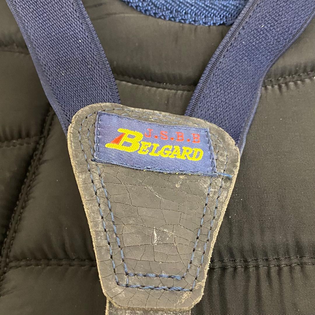 BERGARD 軟式用 キャッチャー 防具 プロテクター レガース　２点セット