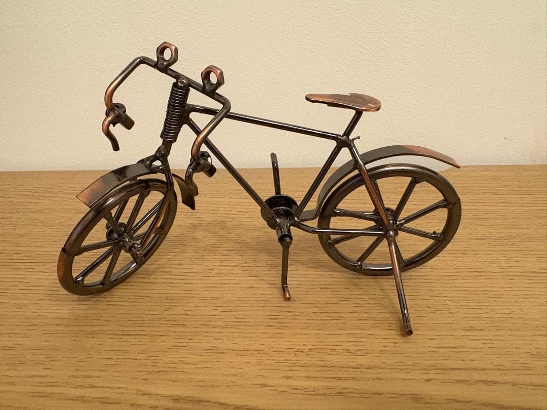 【希少・海外一点物】ボルトナットアート 2点セット バイク＆自転車 アンティーク