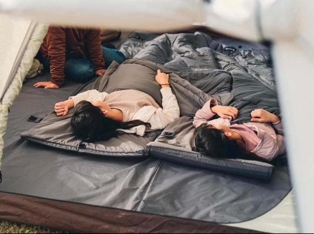 あやの2個セットスノーピークシュラフ マットプラスグレー 寝袋マットセット