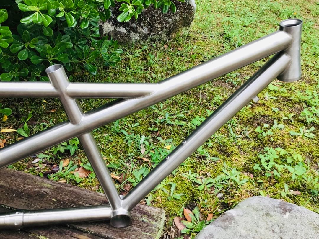 激レア・MORATI・チタニウム・元祖タンデム自転車 分割フレームセット 未組立