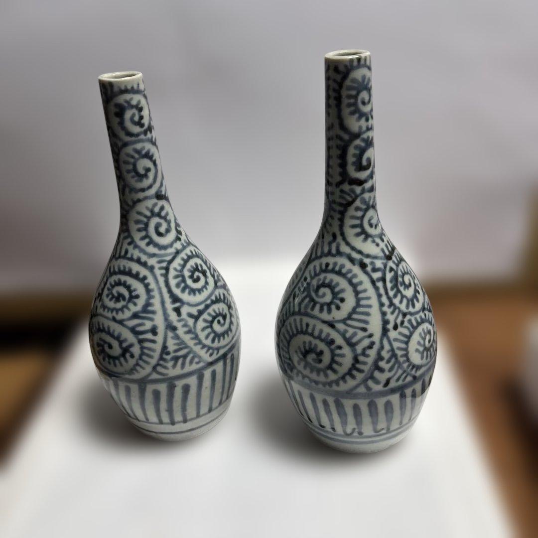 200年前の伊勢神宮御神酒徳利2本箱入り