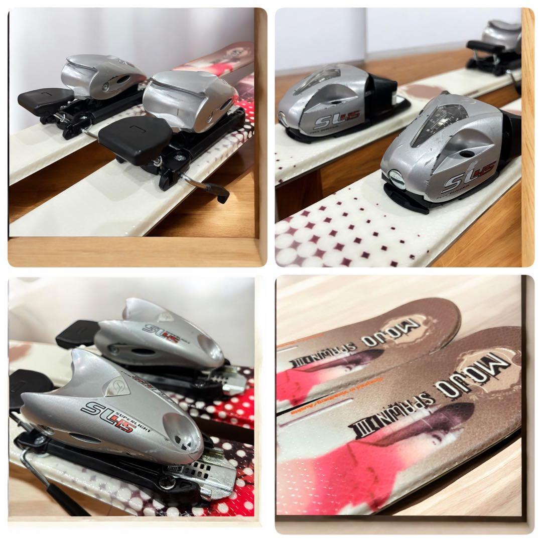 【良品】HEAD MOJO SPAWN 3 キッズ 137cmスキー板 ストック