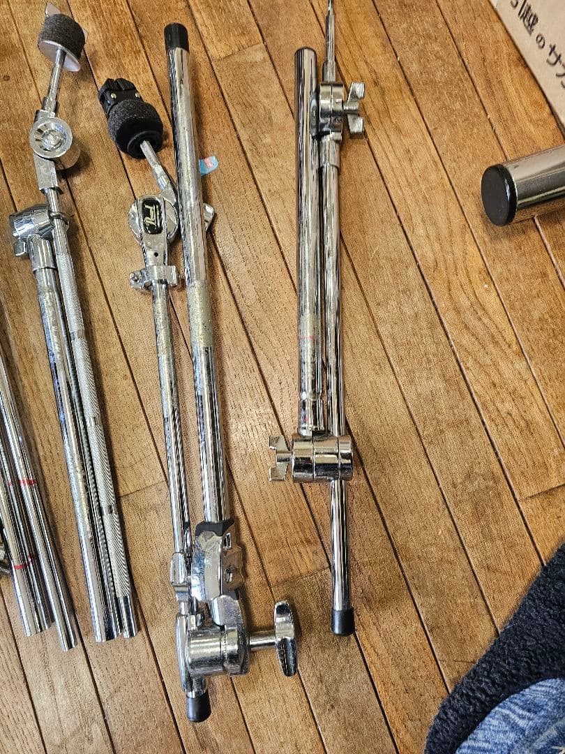 セット売りです。☆pearl/パール製ハイハット用シンバルブームホルダー