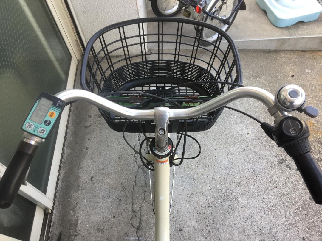 地域限定送料無料　パス　シオン　12,3AH　小径車　白②　神戸市　電動自転車