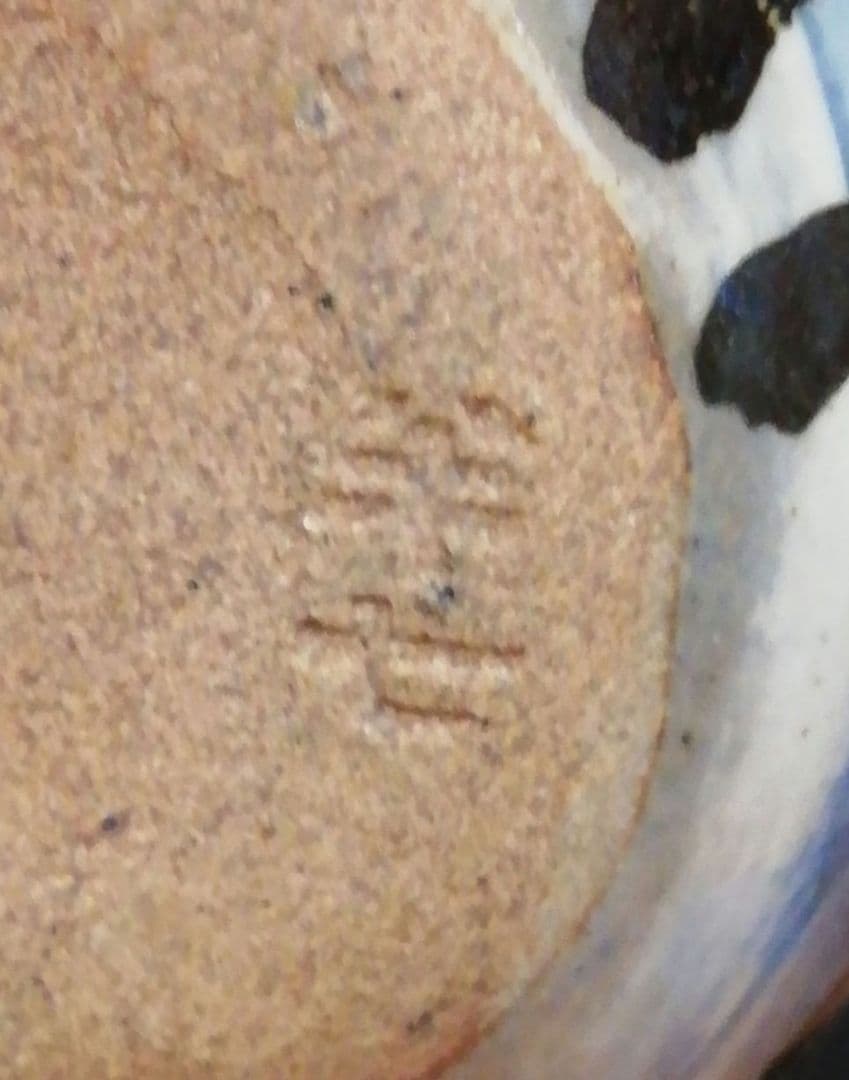 白井半七作　京焼　松　香合　共箱　茶道具